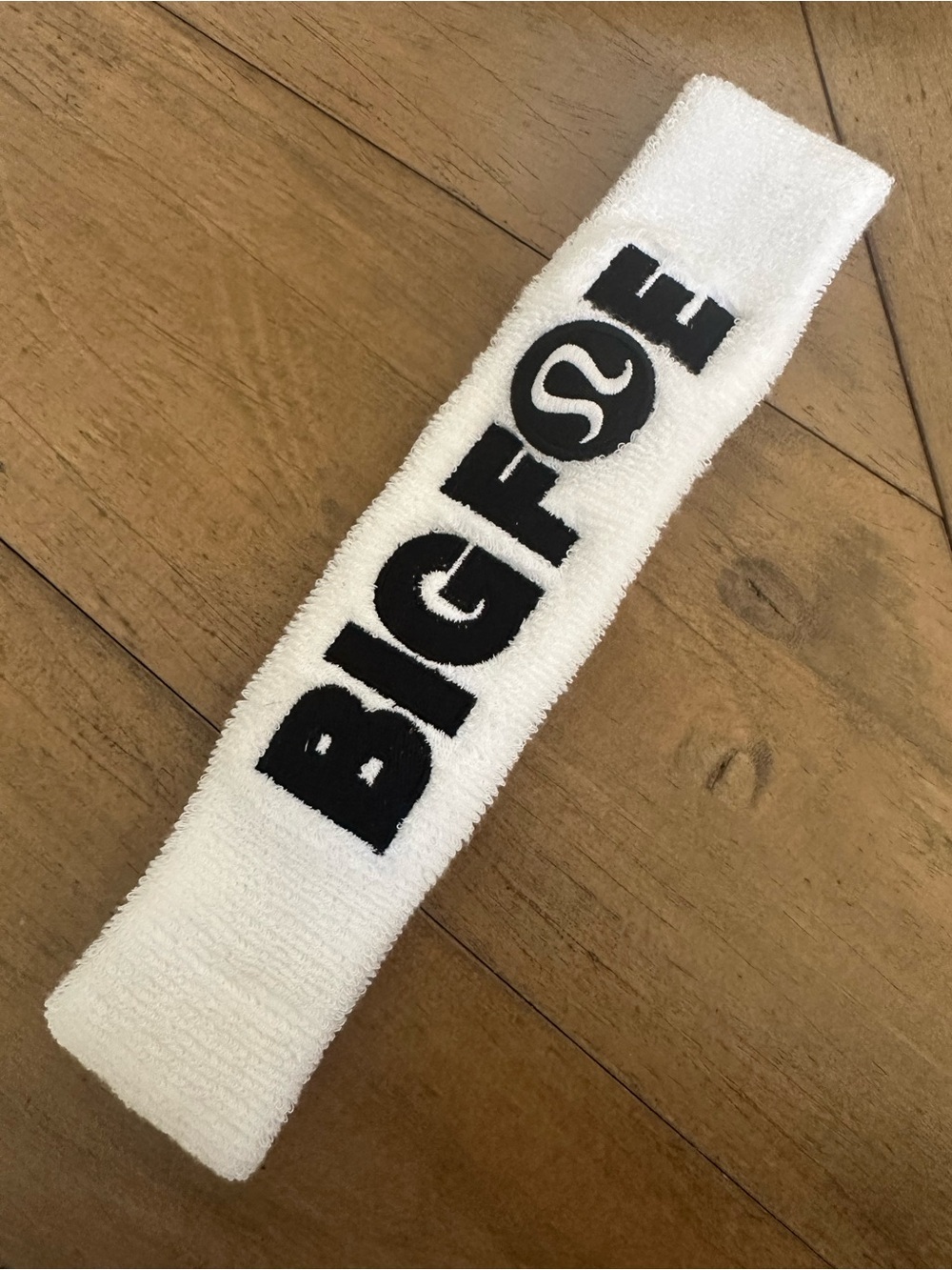 Rare Big Foe Frances Tiafoe Lululemon White Headband Tennis BNP Paribas NWOT